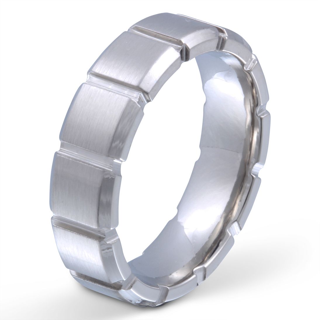 Attrazione Ring mit Gravur, Edelstahlring in Silber | Edelstahlring | damen, edelstahl, edelstahlring, herren, ring, silber, unisex | schmuckmitgravur.de