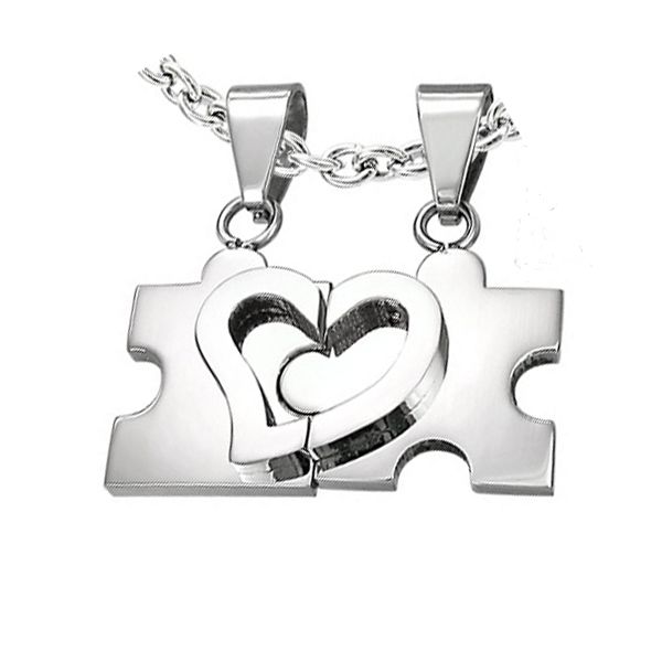 Concorde 2x Partnerkette inkl. Anhänger mit Gravur in Silber | Partnerkette | anhänger, damen, edelstahl, edelstahlkette, halskette, herren, kette, partner, partnerkette, silber, unisex | schmuckmitgravur.de