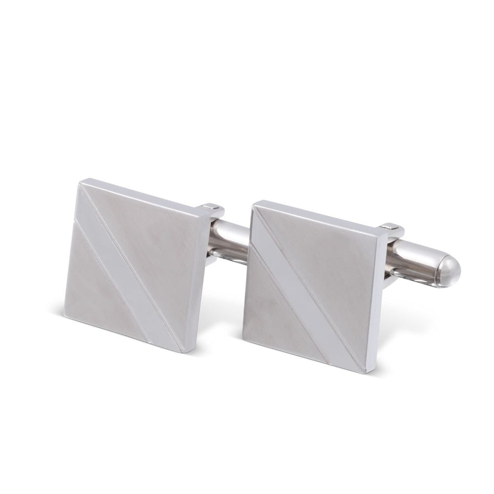 Coral Manschettenknöpfe mit Gravur in Silber | Manschetten | damen, edelstahl, herren, manschetten, silber, unisex | schmuckmitgravur.de