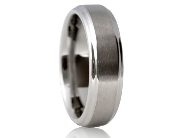 Destiny Wolfram Ring mit Gravur, Verlobungsring in Silber | Wolframring | damen, herren, ring, silber, unisex, wolfram, wolframring | schmuckmitgravur.de