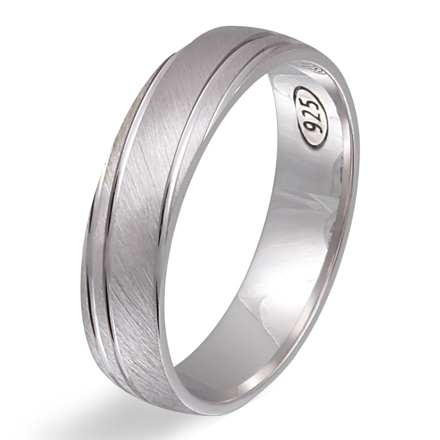 Ginger 925 Sterling Silber Ring, inkl. Gravur, silber | Silberring | 925, damen, herren, ring, silber, silberring, Sterling, unisex, versand2 | schmuckmitgravur.de