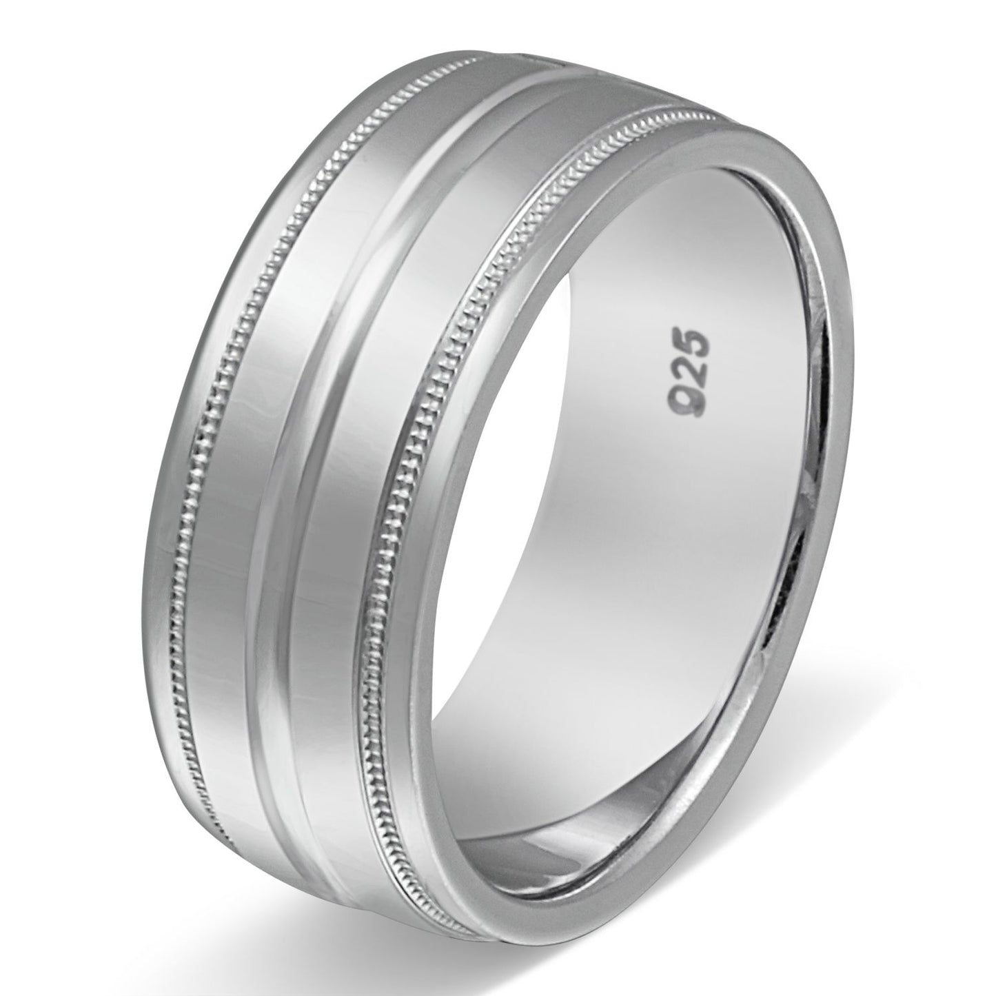 Kicur 925 Sterling Silber Ring, inkl. Gravur, silber | Silberring | 925, damen, herren, ring, silber, silberring, Sterling, unisex, versand2 | schmuckmitgravur.de