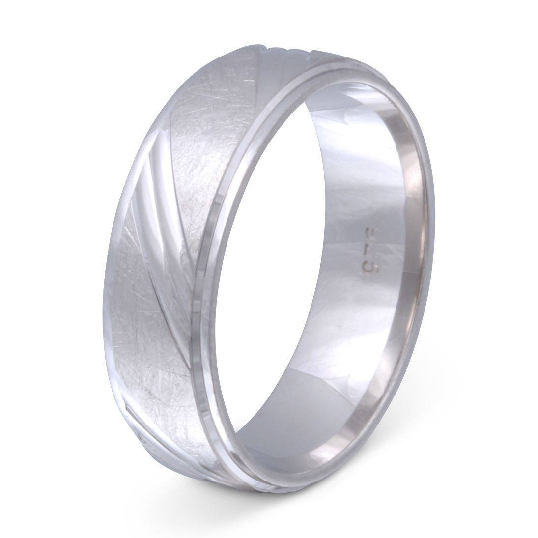 Leonora 925 Sterling Silber Ring, inkl. Gravur, silber | Silberring | 925, damen, herren, ring, silber, silberring, Sterling, unisex, versand2 | schmuckmitgravur.de