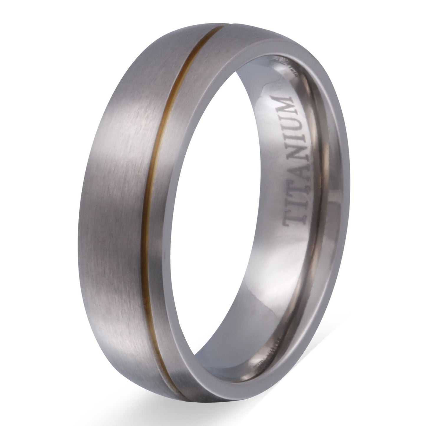 Mulini Titan Ring mit Gravur, Verlobungsring in Silber | Titanring | damen, gold, herren, ring, silber, titan, titanring, unisex | schmuckmitgravur.de