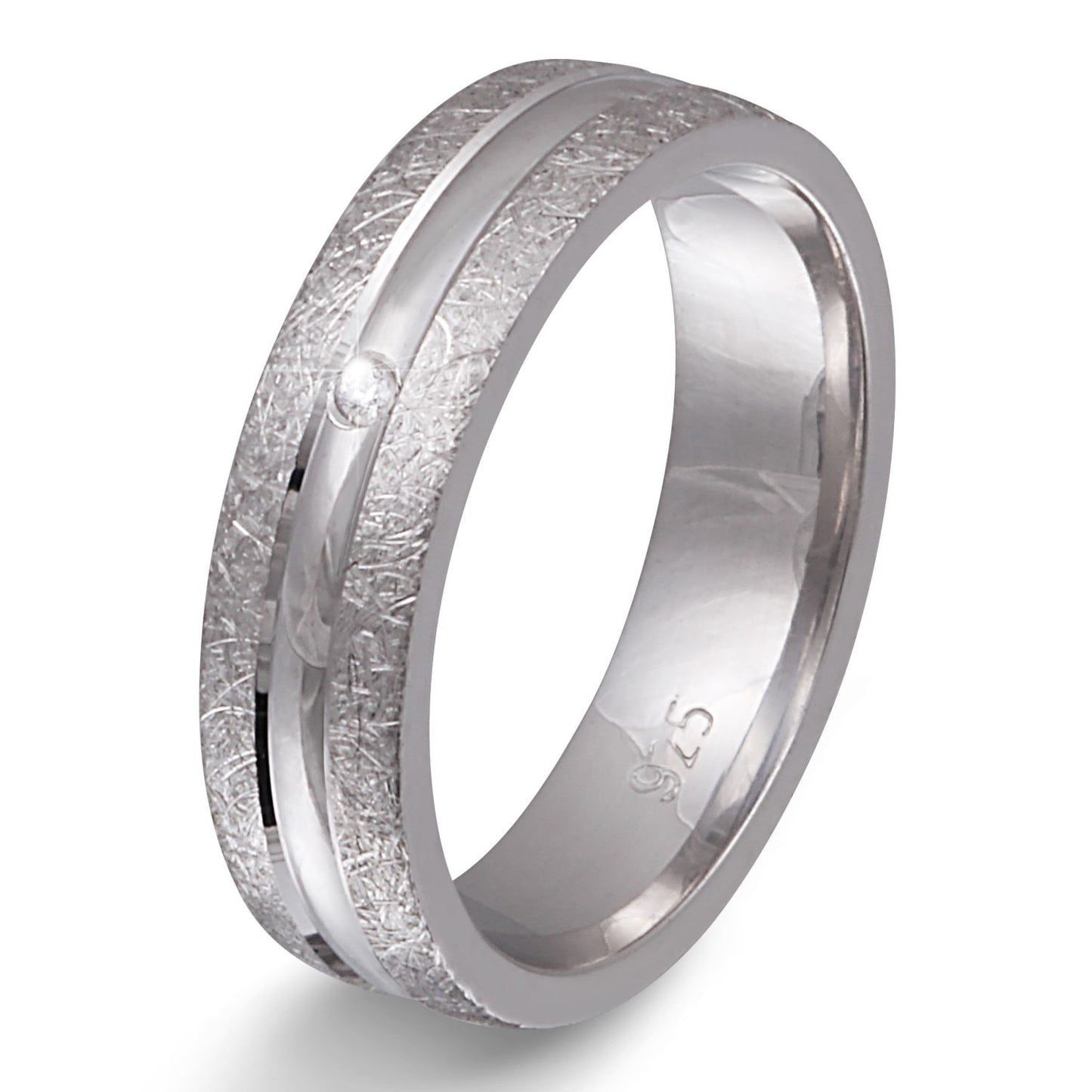 Venda 925 Sterling Silber Damen Ring mit Stein, inkl. Gravur, silber | Silberring | 925, damen, ring, silber, silberring, Sterling, versand2, zirkonia | schmuckmitgravur.de