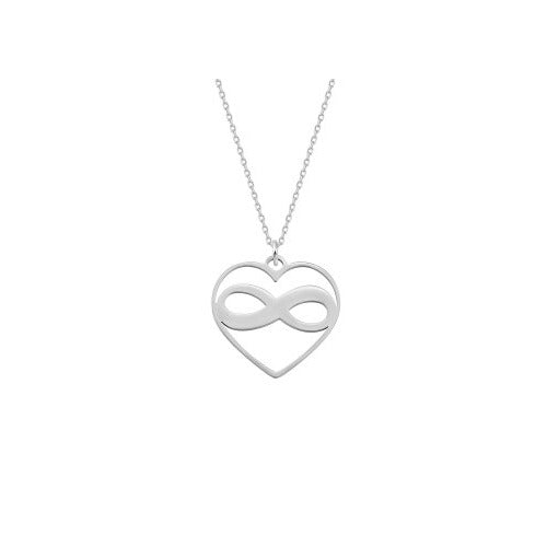 Shanti Kette, Edelstahl in Silber