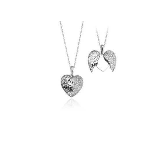 Ahs119 Kette, Silber in Silber