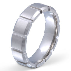 Attrazione Ring mit Gravur, Edelstahlring in Silber