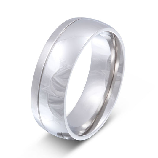 Avenue Edelstahl Ring , Verlobungsring, inkl. Gravur, silber | Edelstahlring | damen, edelstahl, edelstahlring, herren, ring, silber, unisex | schmuckmitgravur.de