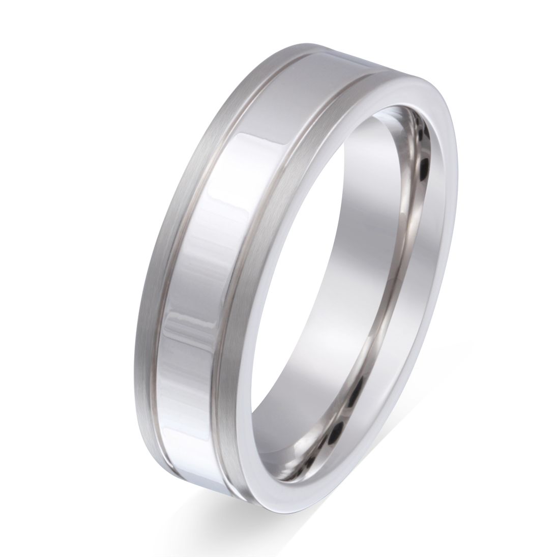 Bianda Edelstahl Ring , Verlobungsring, inkl. Gravur, silber | Edelstahlring | damen, edelstahl, edelstahlring, herren, ring, silber, unisex | schmuckmitgravur.de