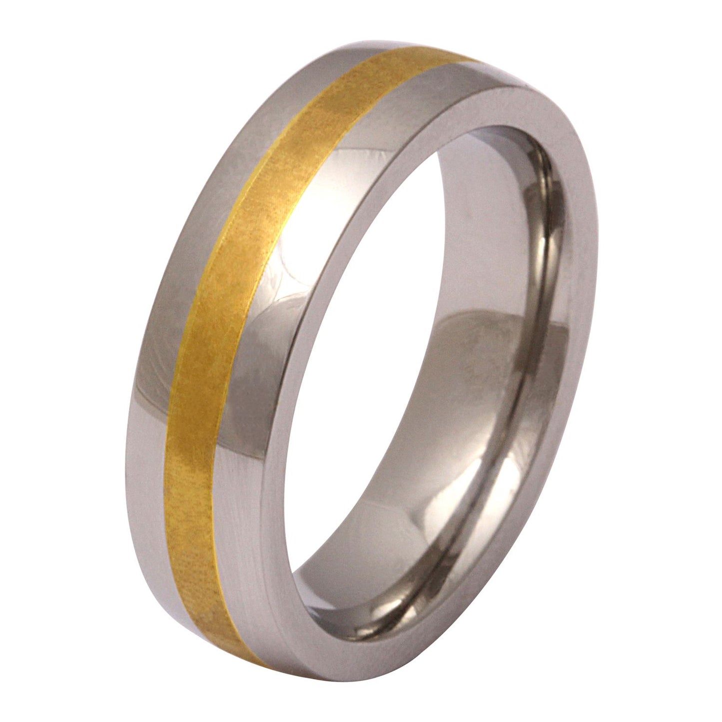 Bosok Ring mit Gravur, Edelstahlring in Silber-Gold | Edelstahlring | damen, edelstahl, edelstahlring, gold, herren, ring, silber, unisex | schmuckmitgravur.de