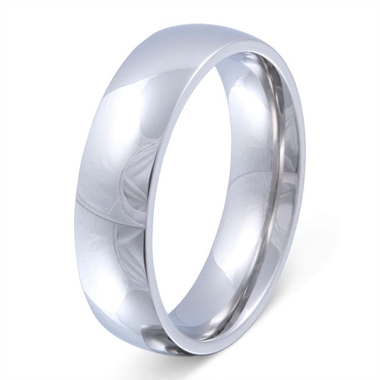 Brilliant Ring mit Gravur, Edelstahlring in Silber | Edelstahlring | damen, edelstahl, edelstahlring, herren, ring, silber, unisex | schmuckmitgravur.de