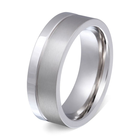 Ecilia Ring mit Gravur, Edelstahlring in Silber | Edelstahlring | damen, edelstahl, edelstahlring, herren, ring, silber, unisex | schmuckmitgravur.de