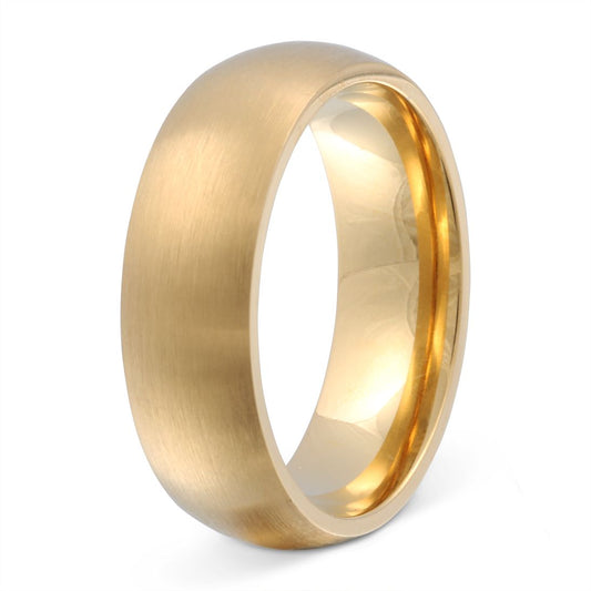 Goldfin Ring mit Gravur, Edelstahlring in Gold | Edelstahlring | damen, edelstahl, edelstahlring, gold, ring | schmuckmitgravur.de