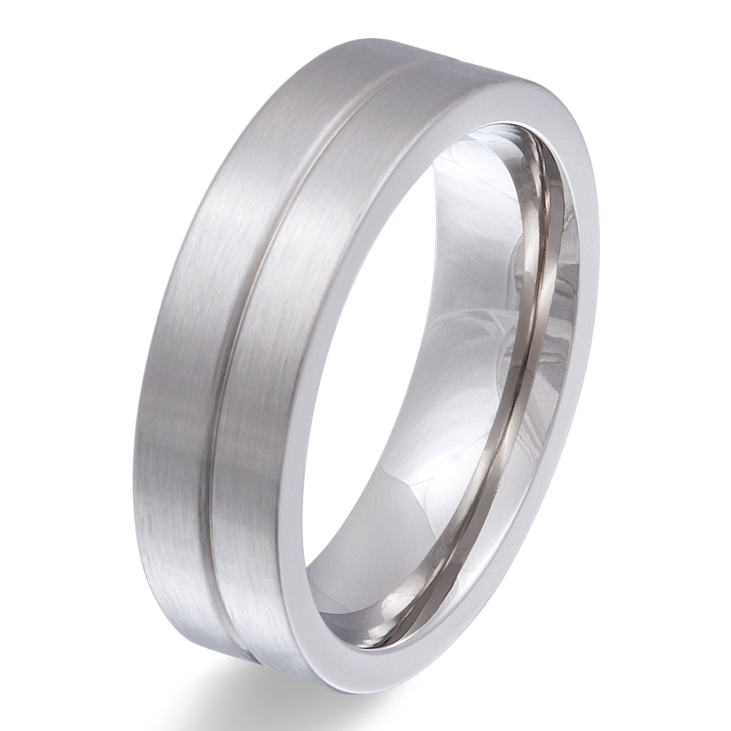 Jasper Ring mit Gravur, Edelstahlring in Silber | Edelstahlring | damen, edelstahl, edelstahlring, herren, ring, silber, unisex | schmuckmitgravur.de