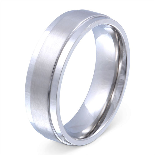 Lamia Edelstahl Ring , Verlobungsring, inkl. Gravur, silber | Edelstahlring | damen, edelstahl, edelstahlring, herren, ring, silber, unisex | schmuckmitgravur.de