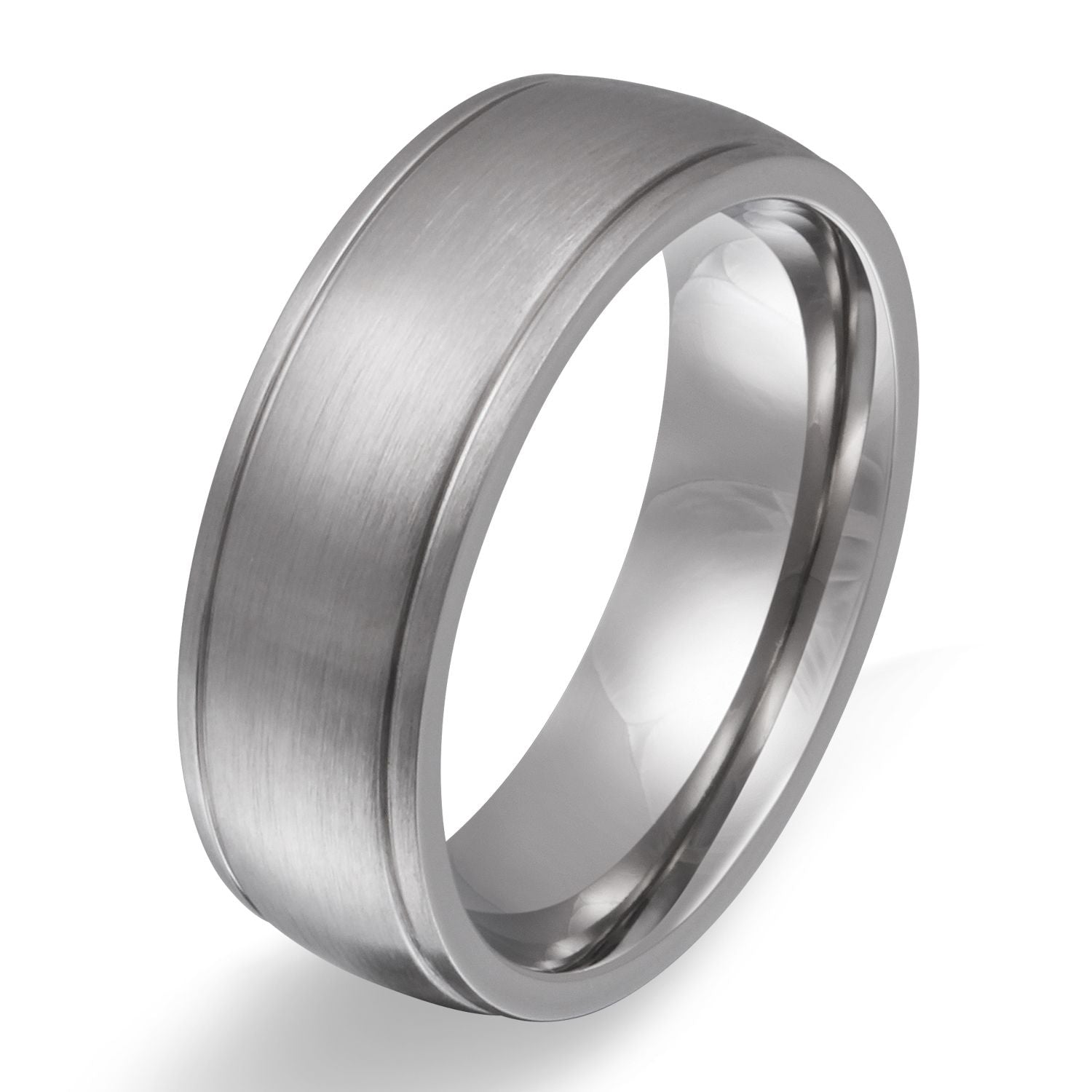 Letka Ring mit Gravur, Edelstahlring in Silber | Edelstahlring | damen, edelstahl, edelstahlring, herren, ring, silber, unisex | schmuckmitgravur.de