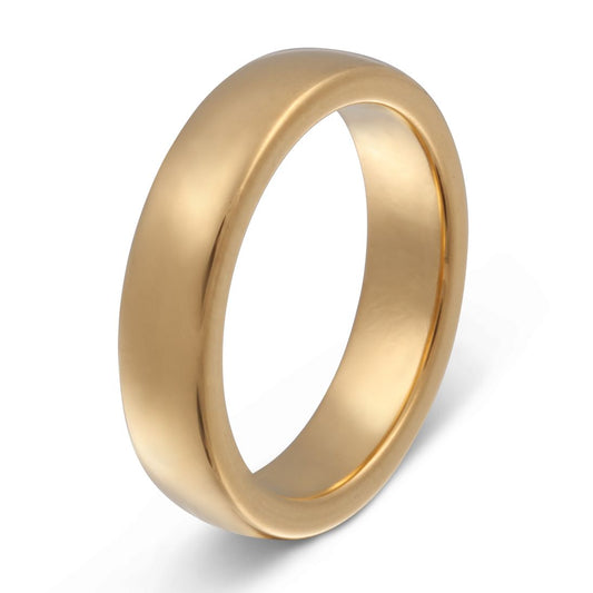 Loyalty Wolfram Ring mit Gravur, Verlobungsring in Gold | Wolframring | damen, gold, herren, ring, unisex, wolfram, wolframring | schmuckmitgravur.de