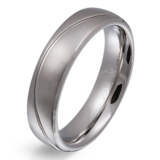 Masone Ring mit Gravur, Edelstahlring in Silber | Edelstahlring | damen, edelstahl, edelstahlring, herren, ring, silber, unisex | schmuckmitgravur.de