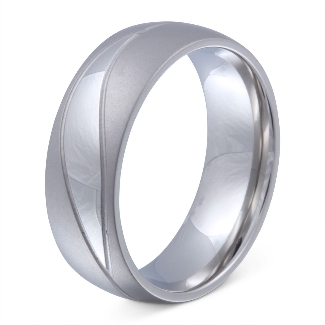 Naval Edelstahl Ring , Verlobungsring, inkl. Gravur, silber | Edelstahlring | damen, edelstahl, edelstahlring, herren, ring, silber, unisex | schmuckmitgravur.de