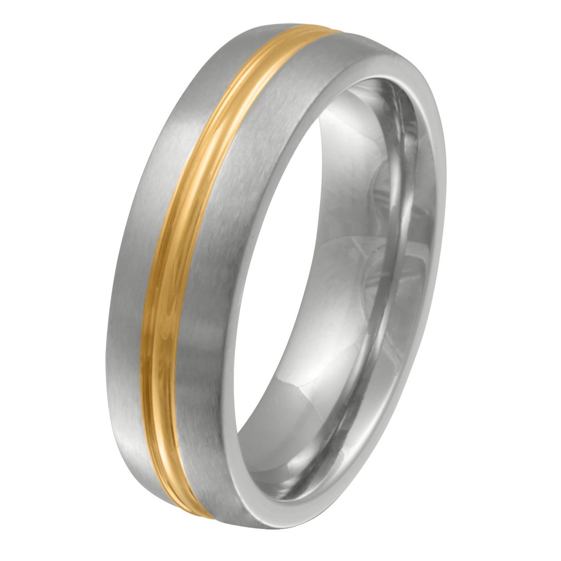 OneLine Edelstahl Ring , Verlobungsring, inkl. Gravur, silber gold | Edelstahlring | damen, edelstahl, edelstahlring, gold, herren, ring, silber, unisex | schmuckmitgravur.de