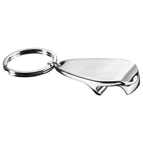 OPENEND Schlüsselanhänger, Edelstahl in Silber