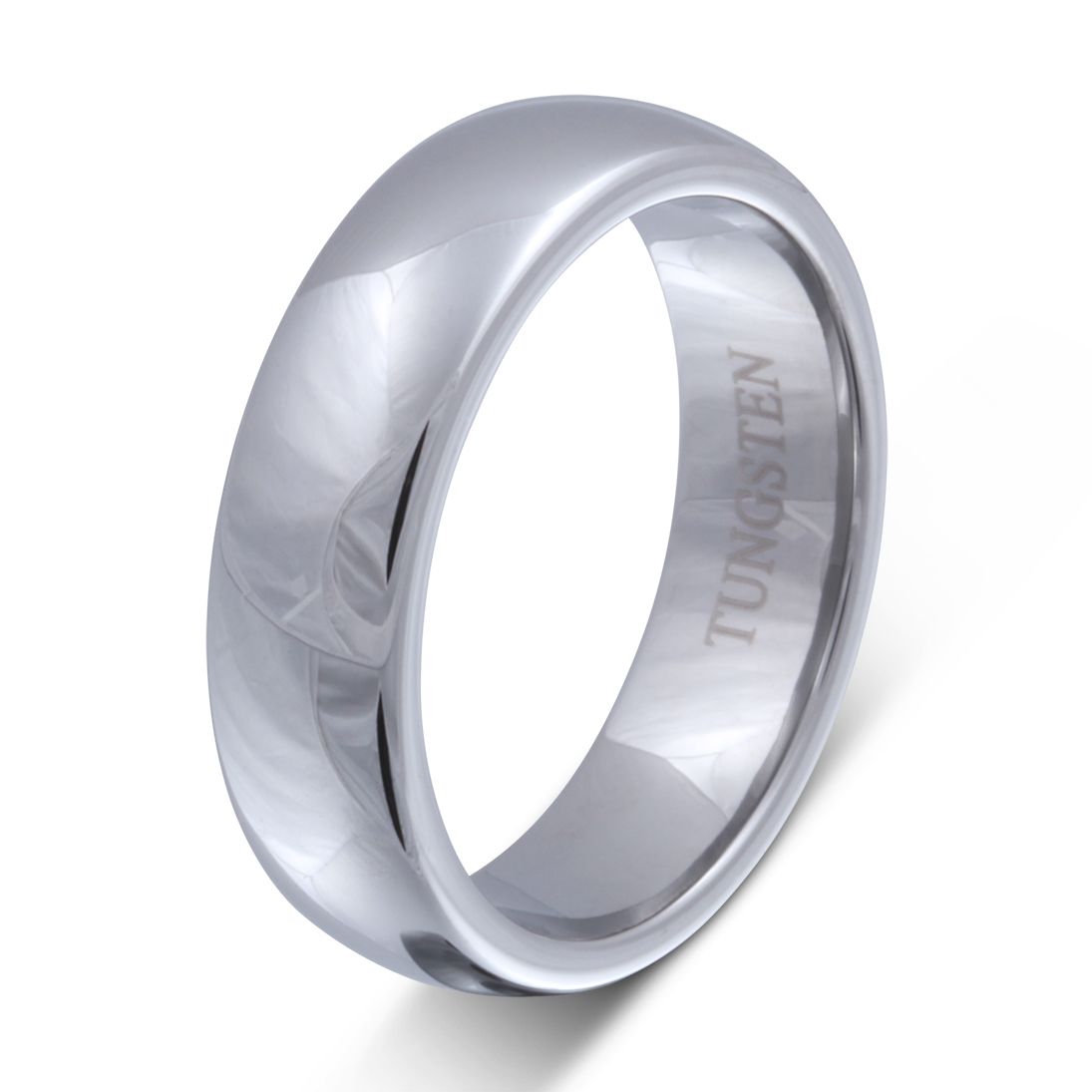 SilverLight Wolfram Ring mit Gravur, Verlobungsring in Silber | Wolframring | damen, herren, ring, silber, unisex, wolfram, wolframring | schmuckmitgravur.de