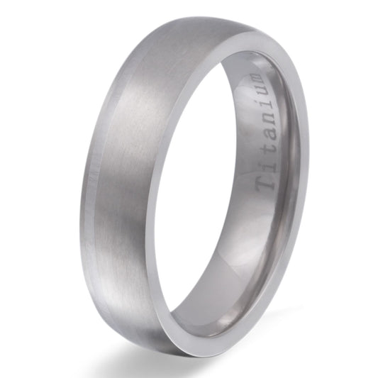 Valamar Titan Ring mit Gravur, Verlobungsring in Silber